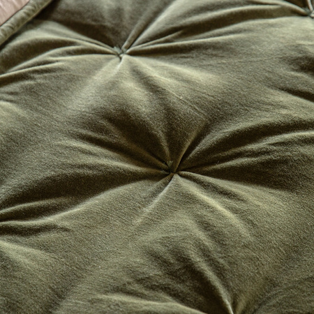 Narzuta welurowa na łóżko Opulent – zielona, 220 × 240 cm