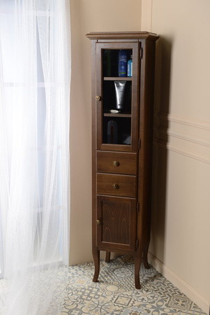 RETRO słupek wysoki 40x170x36cm, buk, prawa