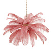 Lampa wisząca EMU 100 cm - pióra różowe