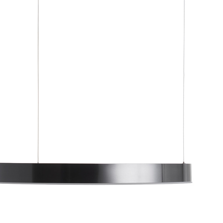 Lampa wisząca CIRCLE 80 cm - LED, ring tytan szczotkowany