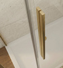 LUXOR GOLD MATT drzwi 1500mm, szkło czyste