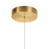Lampa wisząca CIRCLE 60 cm - LED, ring mosiądz szczotkowany