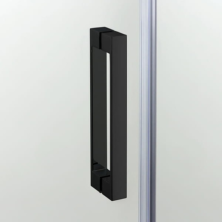 KABINA NEW KOMFORT BLACK PIĘCIOKĄTNA U 80x80x195 CZYSTE 8mm ACTIVE SHIELD