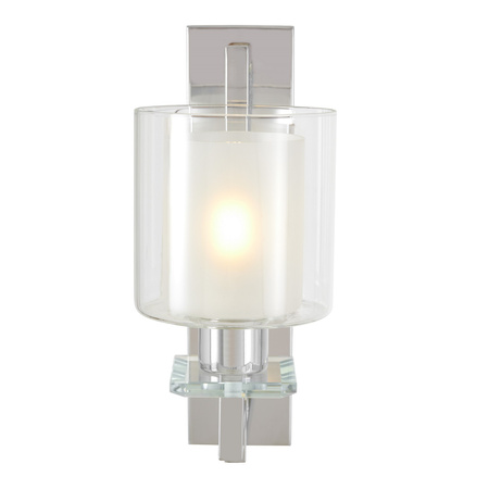 LAMPA ŚCIENNA KINKIET CHROMOWANY MANHATTAN W1