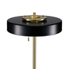 Lampa podłogowa ARTDECO 150 cm - czarno - złota nowoczesna