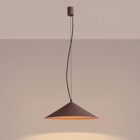 Lampa wisząca FINT brązowa LED 4000K