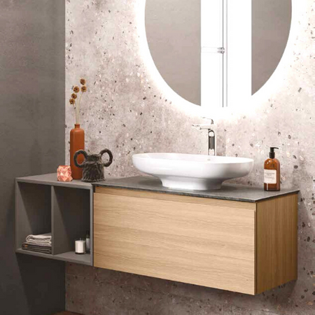 UNO JOY szafka podumywalkowa podwieszana 100 S Oak