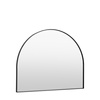 Holworth Overmantle Mirror Black 1100x900mm