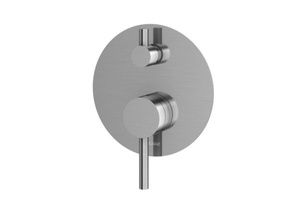 AXEL BRUSHED NICKEL Podtynkowa bateria wannowo-prysznicowa z trzema wyjściami