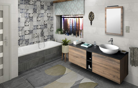 TREOS szafka z szufladami 110x53x50,5cm, biały mat