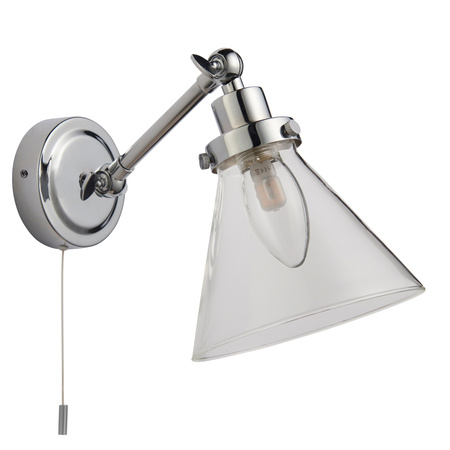 Faraday Bathroom 1 Wall Light Chrome