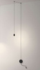 MOOSEE lampa ścienna FLUSSO WALL czarna