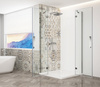 TRINITY CHROME kabina prysznicowa 1000x900mm, wejście z rogu, szkło czyste