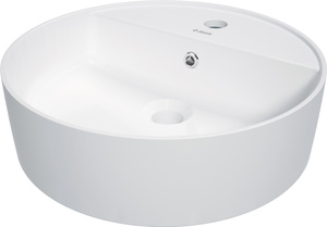 Umywalka ceramiczna nablatowa z miejscem na baterię