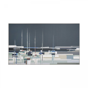 Side By Side Framed Canvas 1420x35x820mm