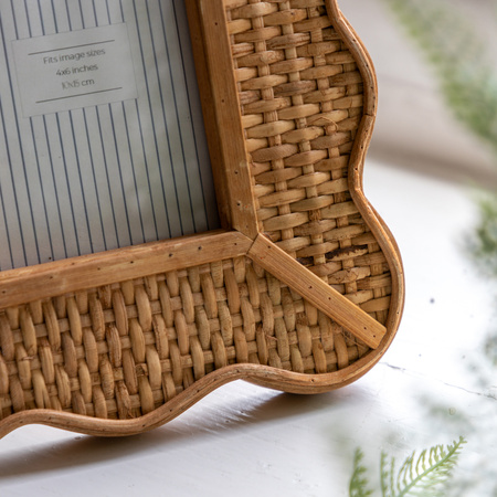 Ayora Rattan Photo Frame 6x4in