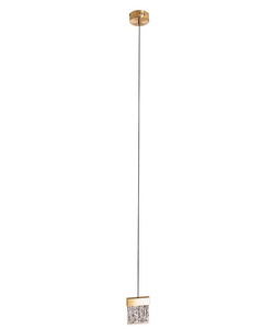 Maxlight P0573D Lampa Wisząca Vetro Brushed Gold