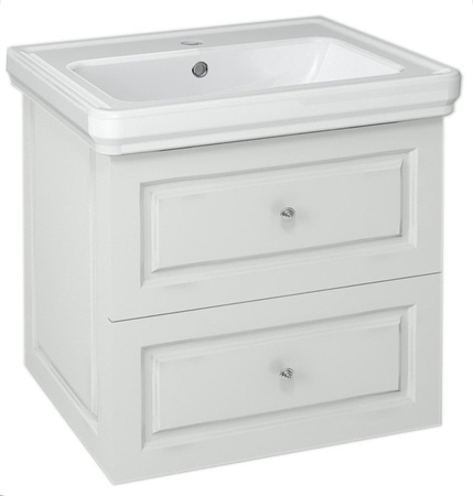 VIOLETA szafka umywalkowa 53,5x52x42,5cm, biały półpołysk