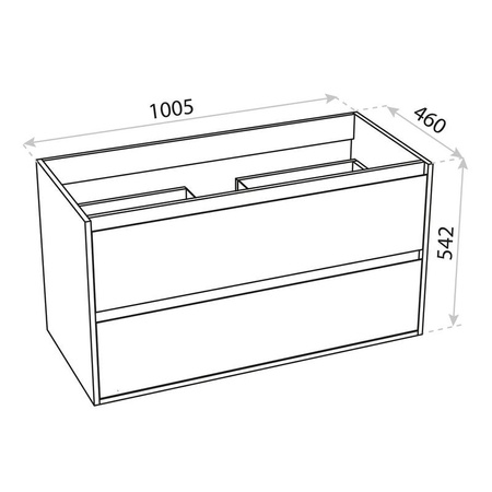 Szafka wisząca Minnesota 1000