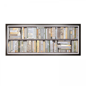 Obraz w ramie „Box Office” – szary, 122 × 3 × 52 cm