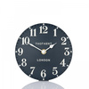 Arabic Mantel Clock Ink 6in