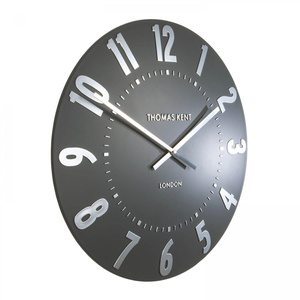 Mulberry Wall Clock Graphite Silver 20in