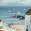 Calm Cove Framed Canvas 920x20x720mm