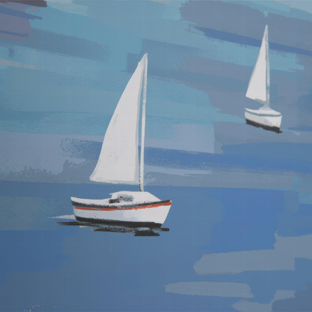 On the Breeze Framed Canvas 810x30x810mm