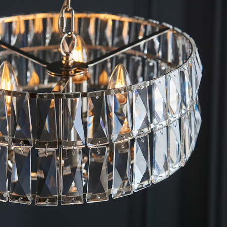 Clifton 3 Pendant Light Bright Nickel