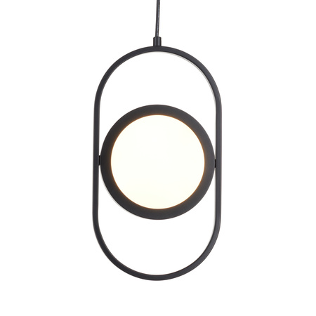 Lampa wisząca ELIPSE MINI, 32 cm - LED, czarna nowoczesna