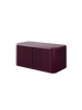 Szafka łazienkowa wisząca z blatem 100 cm welur bordo MAIORI 006-SU100-03