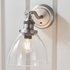 Hansen 1 Wall Light Brushed Silver