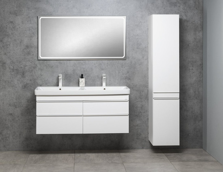 SITIA szafka umywalkowa 116x50x44,2cm, 4 szuflady, biały mat