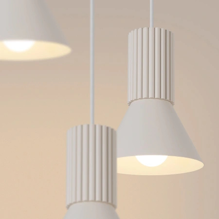 Lampa wisząca ESTRIA 3P beżowa