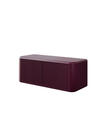 Szafka łazienkowa Maiori wisząca z blatem 120 cm welur bordo 006-SU120-03