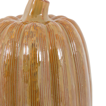 Ceramic Pumpkin Rust 185x185x295mm