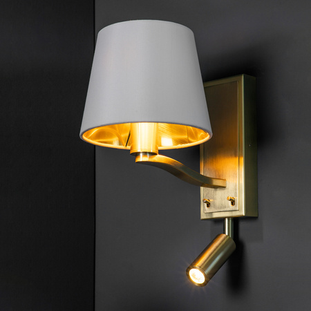 Harvey Wall Light Brushed Gold 285mm