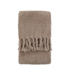 Fringed Teddy Throw Taupe 1300x1700mm