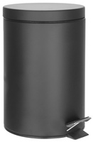 SIMPLE LINE kosz na śmieci okrągły 5l, czarny mat