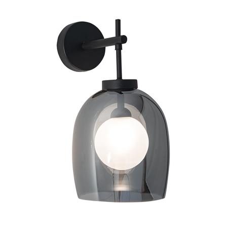WALL LAMP G9 SMOKE-OPAL GLASS