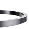 Lampa wisząca CIRCLE 100 cm - LED, ring tytan szczotkowany