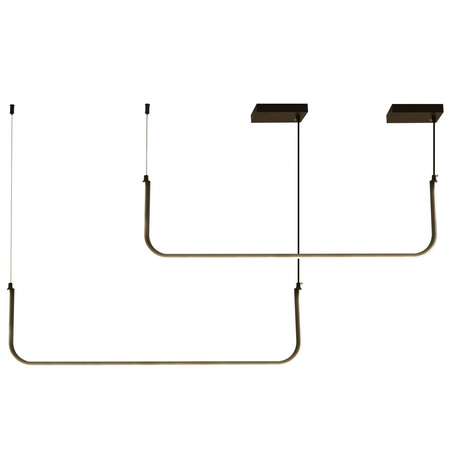 Lampa wisząca MINIMA-2 led czarna 120 cm