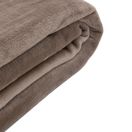 Simply Green Recycled Throw Taupe 2000x2200mm