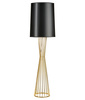 Lampa podłogowa FILO-1 czarno-złota, metalowa, E27, 145 cm