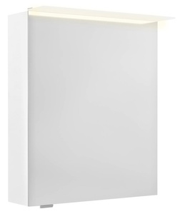 LINEX szafka z lustrem, oświetlenie LED, 60x70x15cm, lewa/prawa, biała