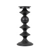 Świecznik Sutton Pillar Holder Black Large 140x140x335mm