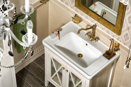 CROSS szafka umywalkowa 70x81x47cm, starobiała