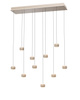 7039-1013 Lampa wisząca dziesiątka QUIBERON kaszmirowa - piaskowa