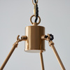 Chester 6 Pendant Light Fitting Aged Brass