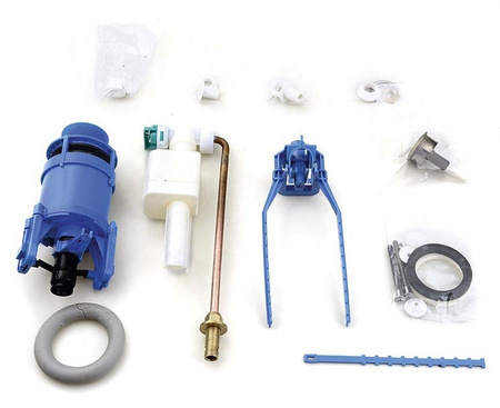 Mechanizm spłukujący, napełnianie od dołu 1/2", brąz